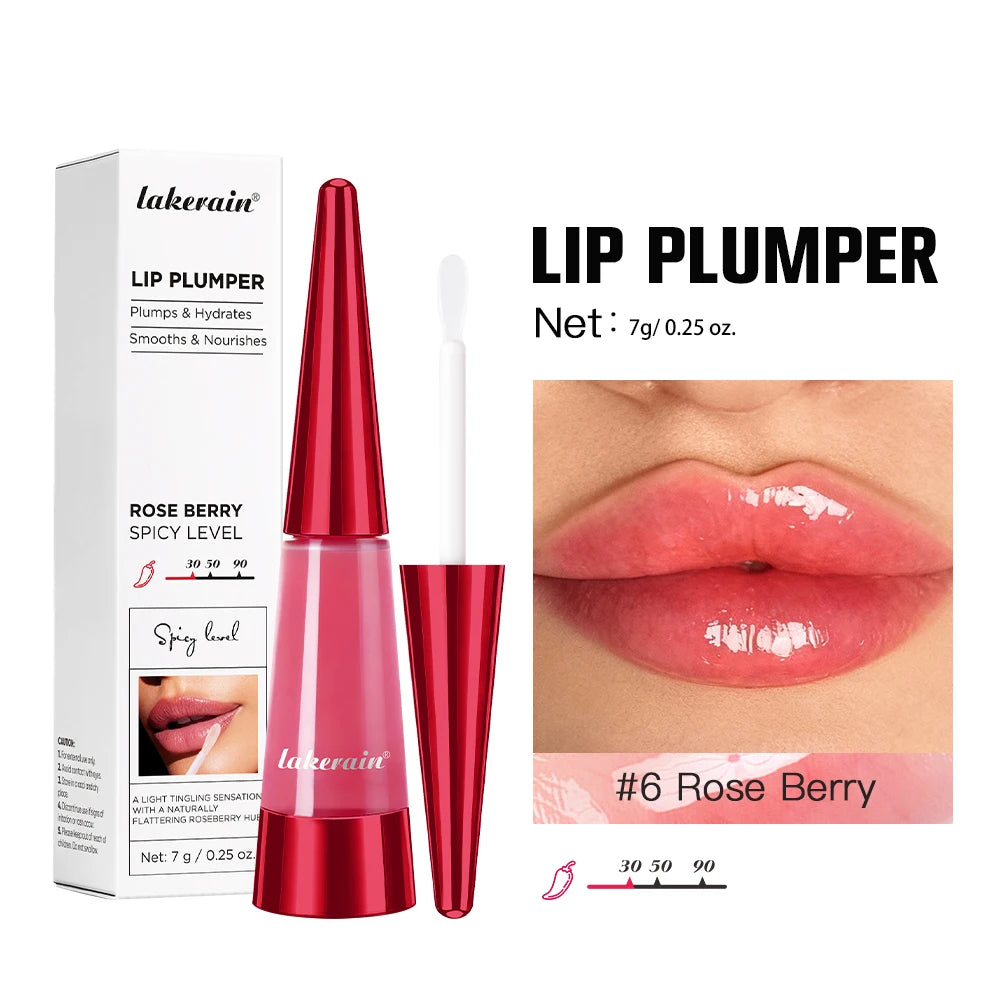 Instant Plumping Lip Oil Plump Lip Oil Hydrating Glossy Non-Drying And Non-Sticky Long-Lasting Moisture Moisturizing Lip Gloss