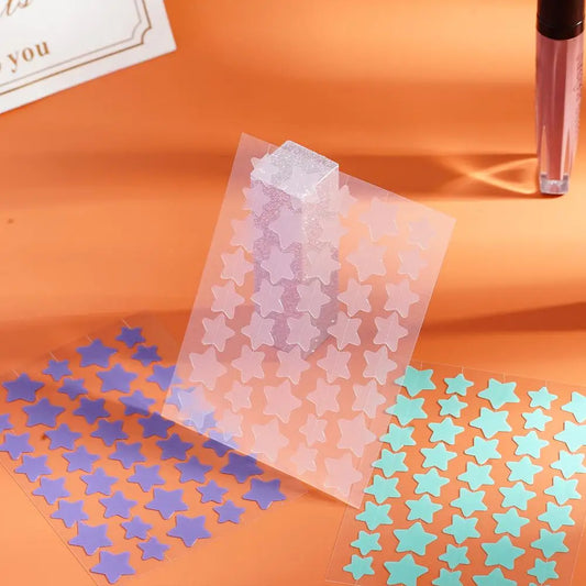 40pcs Hydrocolloid Colorful Pimple Patches Pimple Cover Sticker Star Shaped Invisible Pimple Cover Removal Pimple Patch