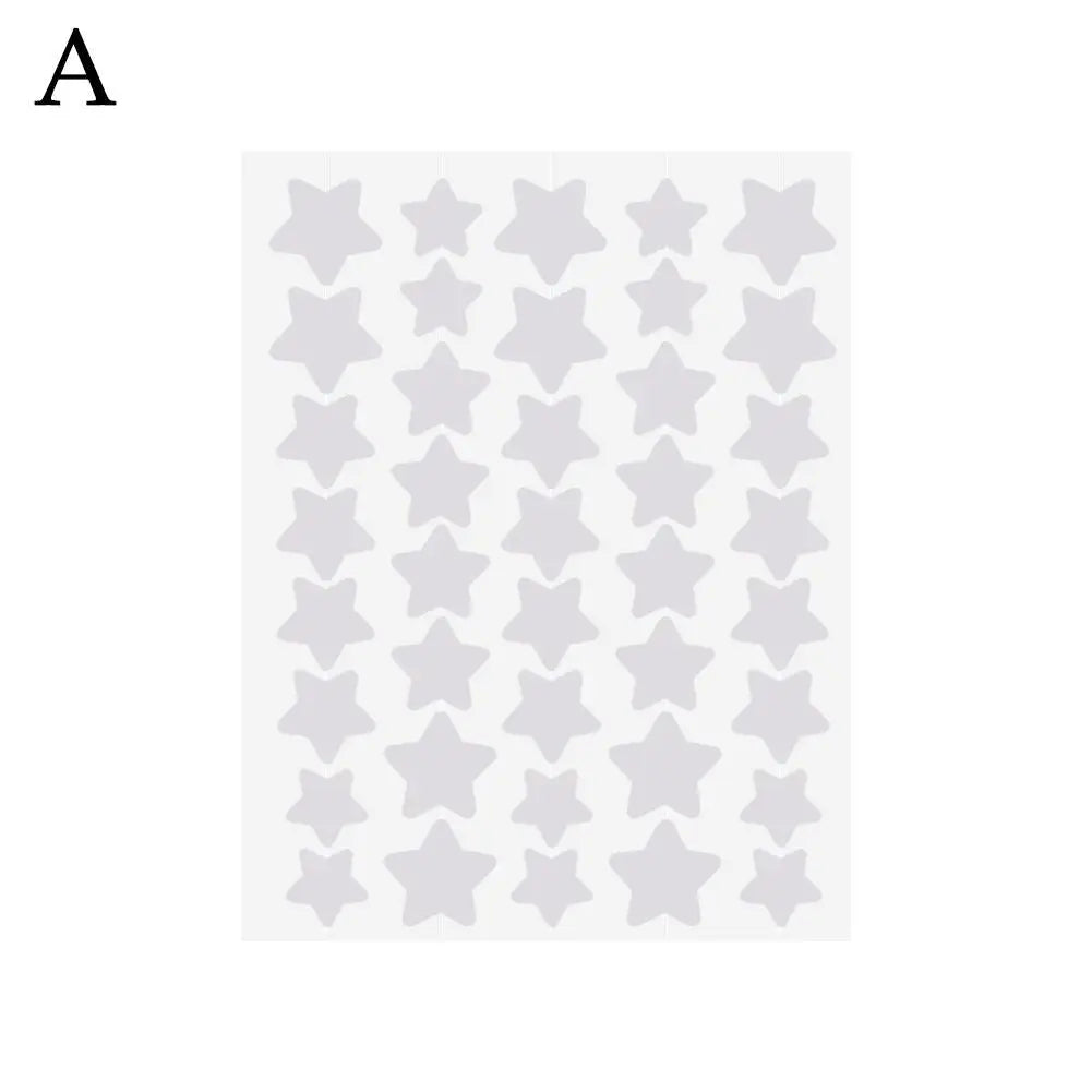 40pcs Hydrocolloid Colorful Pimple Patches Pimple Cover Sticker Star Shaped Invisible Pimple Cover Removal Pimple Patch