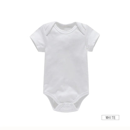 3PCS/Lot Baby Clothes Boy/Girl Baby Bodysuit Summer Clothes Solid Color Romper Soft Cotton Jumpsuit For Newborns Clothing 2021