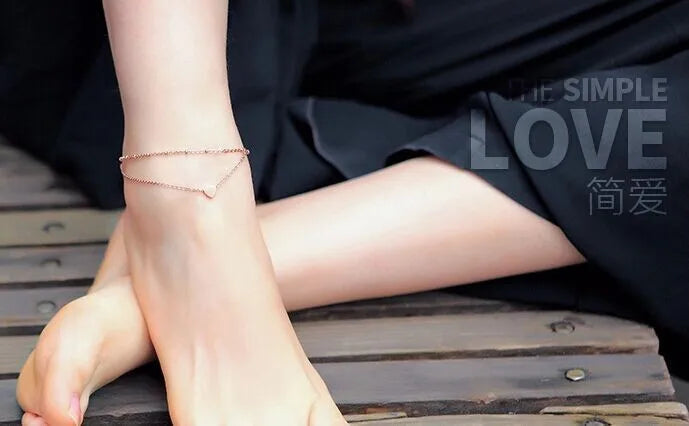 New Personalized Butterfly Pendant Anklet Summer Beach Leg Chain Handcrafted Anklet Gold And Silver Headwear Wholesale And Retai