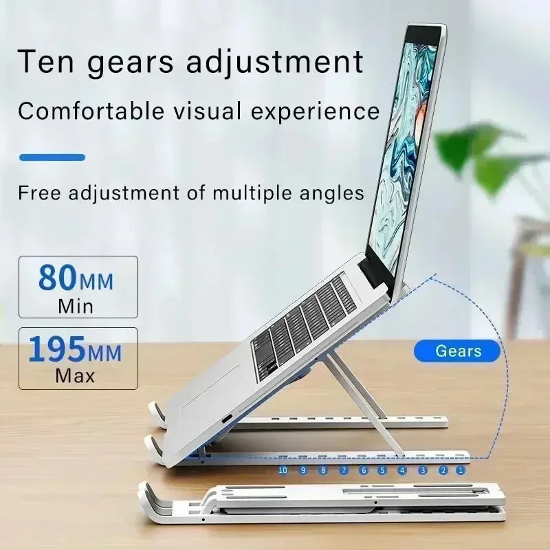 NEW Lifting Laptop Stand for Macbook Adjustable Portable Non-slip More Stabe Convenient Laptop Booster Stand