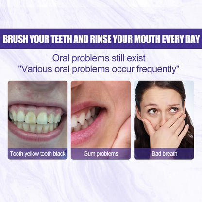 V34 Dental Toothpaste Whitening Instant Teeth Whitener Tooth Stain Tartar Hygiene Fresh Breath Cleaner Oral