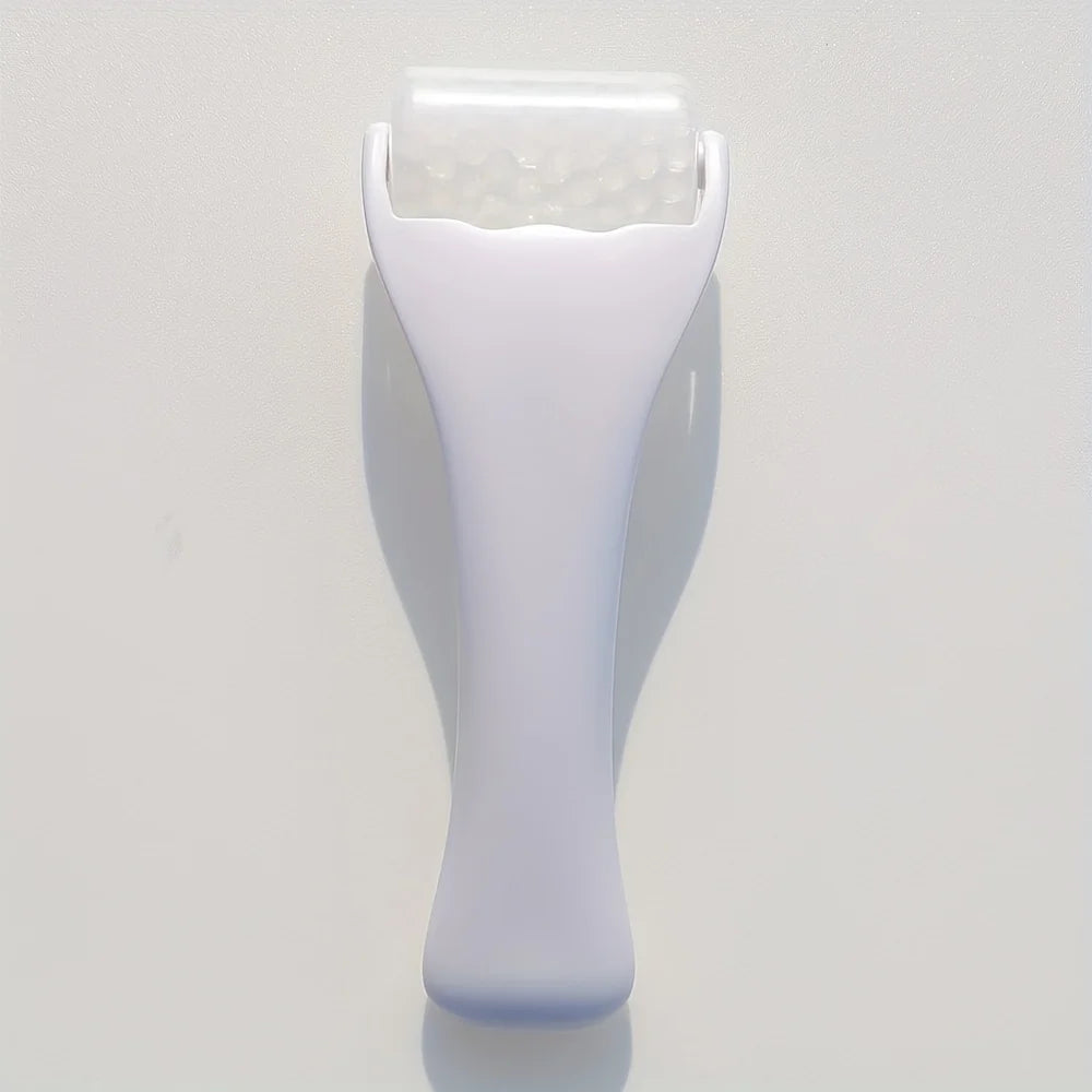 Facial Care Gel Ice Roller Suitable for Face and Body, Cold Compress Warming to Lift Beige Decrease Dark Circles Reusable Clean