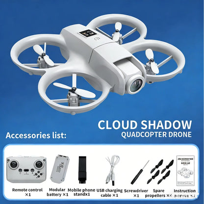 New Hot Mini Drone WIFI FPV Hover Professional 4K Camera Pocket Coloful Lights Dron Rc Plane Foldable Quadcopter RC Toys Gifts