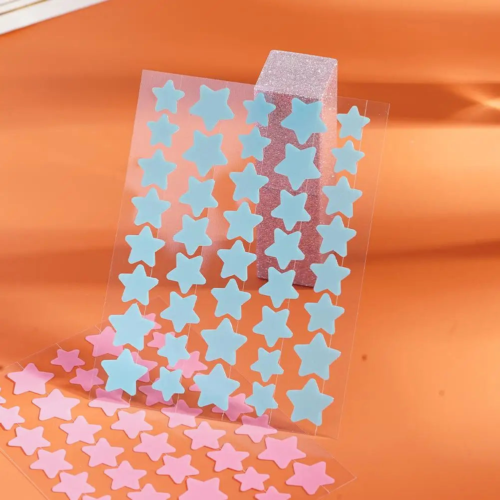 40pcs Hydrocolloid Colorful Pimple Patches Pimple Cover Sticker Star Shaped Invisible Pimple Cover Removal Pimple Patch