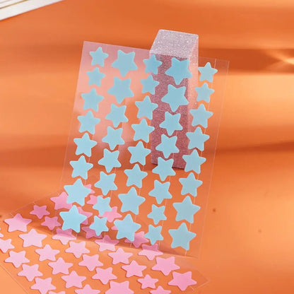40pcs Hydrocolloid Colorful Pimple Patches Pimple Cover Sticker Star Shaped Invisible Pimple Cover Removal Pimple Patch