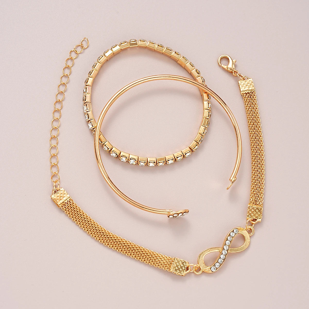 73 Pcs/Set Fashion Wide Face Earrings Necklaces Bracelets Ankles Rings Fashion Combinations Jewelry Sets For Women's Gifts NoBox