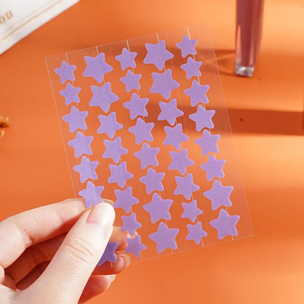 40pcs Hydrocolloid Colorful Pimple Patches Pimple Cover Sticker Star Shaped Invisible Pimple Cover Removal Pimple Patch