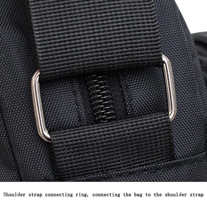Durable Men's Crossbody Bag, Water Resistant Nylon Shoulder Purse with Multi-pocket Design for Daily Commute & Travel