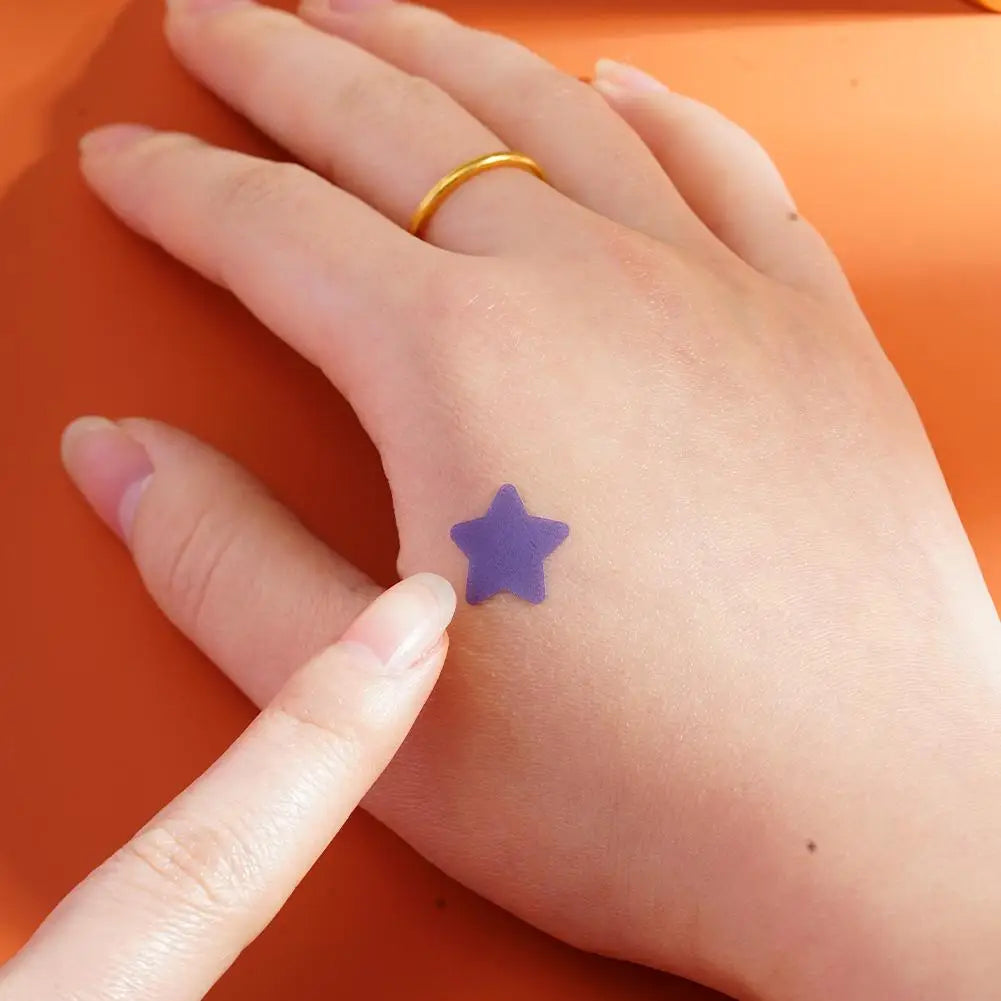 40pcs Hydrocolloid Colorful Pimple Patches Pimple Cover Sticker Star Shaped Invisible Pimple Cover Removal Pimple Patch