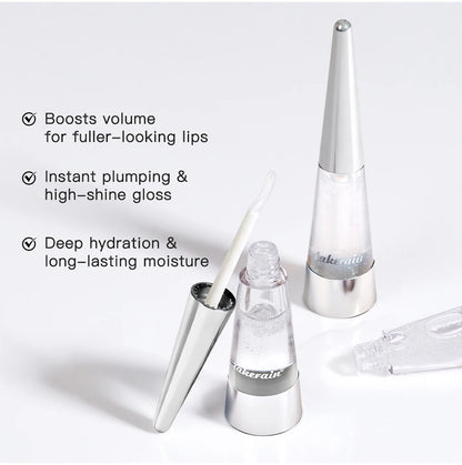 Instant Plumping Lip Oil Plump Lip Oil Hydrating Glossy Non-Drying And Non-Sticky Long-Lasting Moisture Moisturizing Lip Gloss