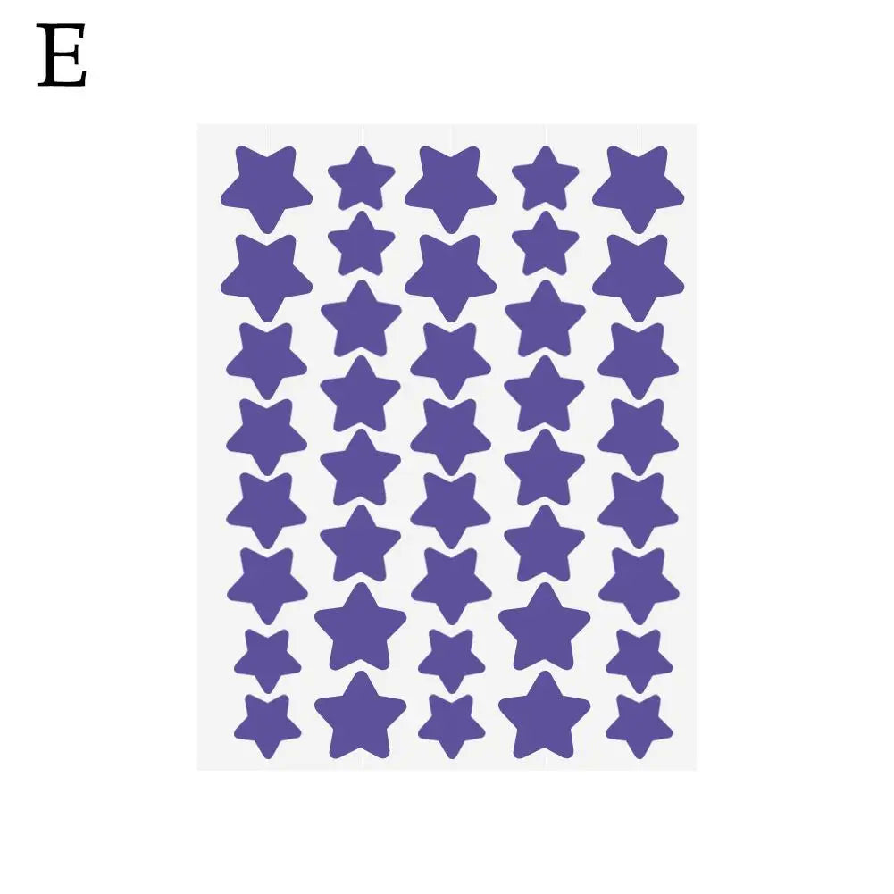 40pcs Hydrocolloid Colorful Pimple Patches Pimple Cover Sticker Star Shaped Invisible Pimple Cover Removal Pimple Patch