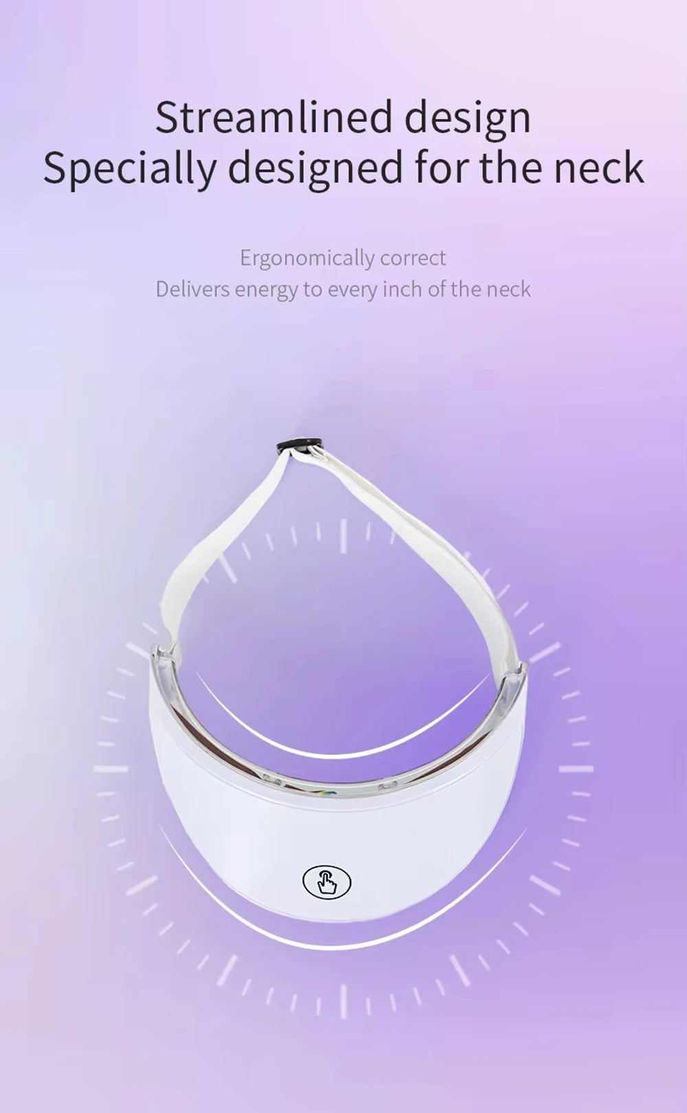 7 Colors LED Face Mask Beauty Machine Neck Part Mask LED Photon Facial Mask Repaired Skin Anti Aging Skin Rejuvenation Tool