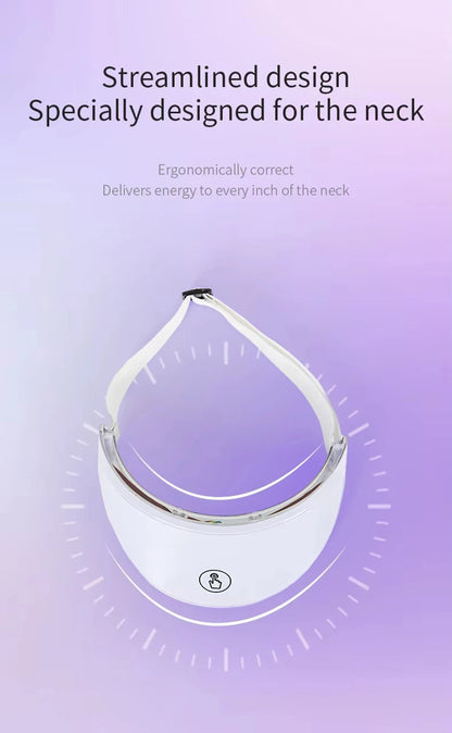 7 Colors LED Face Mask Beauty Machine Neck Part Mask LED Photon Facial Mask Repaired Skin Anti Aging Skin Rejuvenation Tool
