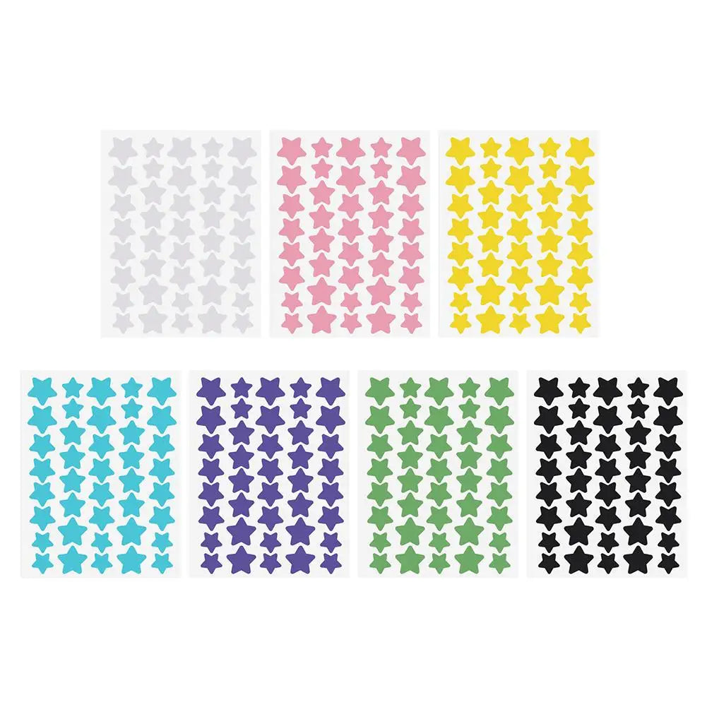 40pcs Hydrocolloid Colorful Pimple Patches Pimple Cover Sticker Star Shaped Invisible Pimple Cover Removal Pimple Patch