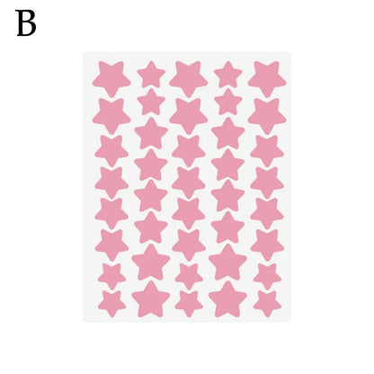 40pcs Hydrocolloid Colorful Pimple Patches Pimple Cover Sticker Star Shaped Invisible Pimple Cover Removal Pimple Patch