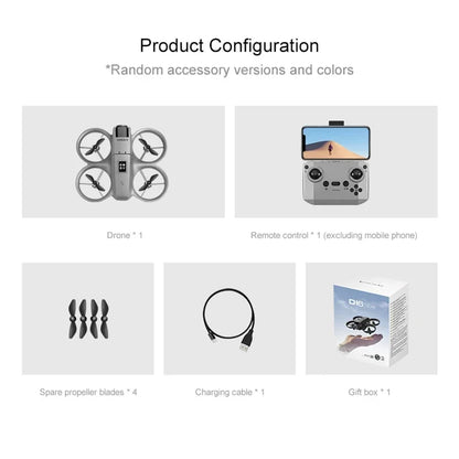 D16 Mini Drone 8K HD Dual Camera Profesional 180° Electric Adjustable GPS Positioning Obstacle avoidance Bushless UAV 2026 New