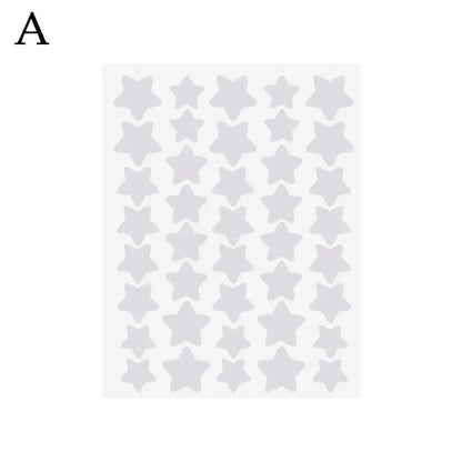 40pcs Hydrocolloid Colorful Pimple Patches Pimple Cover Sticker Star Shaped Invisible Pimple Cover Removal Pimple Patch