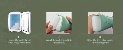 Large Ice Roller/Massager Facial Cooling Beauty Tool,Ice Roller for Face And Eye, Athome Spa,Skincare Routine,Handheld Massager