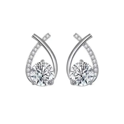 925 Silver Needle Korean Fashion Crystal Flower Earrings For Women Jewelry 2026 Trending New Luxury Zircon Flowers Stud Earrings
