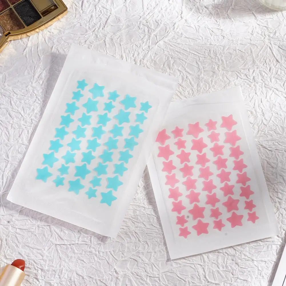 40pcs Hydrocolloid Colorful Pimple Patches Pimple Cover Sticker Star Shaped Invisible Pimple Cover Removal Pimple Patch