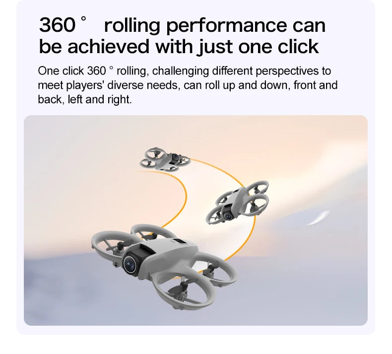 T3/GT3 Dual Camera 68g Mini 6k/8k Drone Obstacle Avoidance FPV With LED Light GT3 Optical Flow Electric Camera 360 Flip Drone