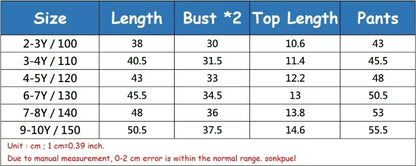Girls Sets Summer Thin Children Short Sleeve Set Kids Homewear Clothes Girl Pure Color Pajamas Outfits