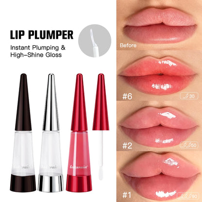 Instant Plumping Lip Oil Plump Lip Oil Hydrating Glossy Non-Drying And Non-Sticky Long-Lasting Moisture Moisturizing Lip Gloss