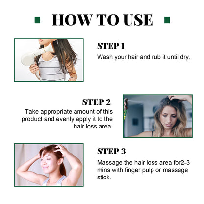 Ginger Care Hair Spray Hair Growth Essence Nourish Hair Roots Massag Scalp Repair Hair Quality Control Oil Hair Care Solution