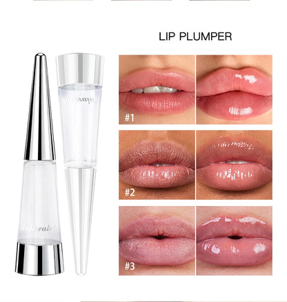 Instant Plumping Lip Oil Plump Lip Oil Hydrating Glossy Non-Drying And Non-Sticky Long-Lasting Moisture Moisturizing Lip Gloss