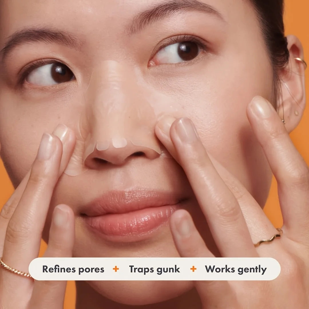 Large Pimple Patches for Face, Hydrocolloid Acne Patches, Variety Shapes Zit Covers, Moon, Strip, Square, Rectangle, Nose Strip