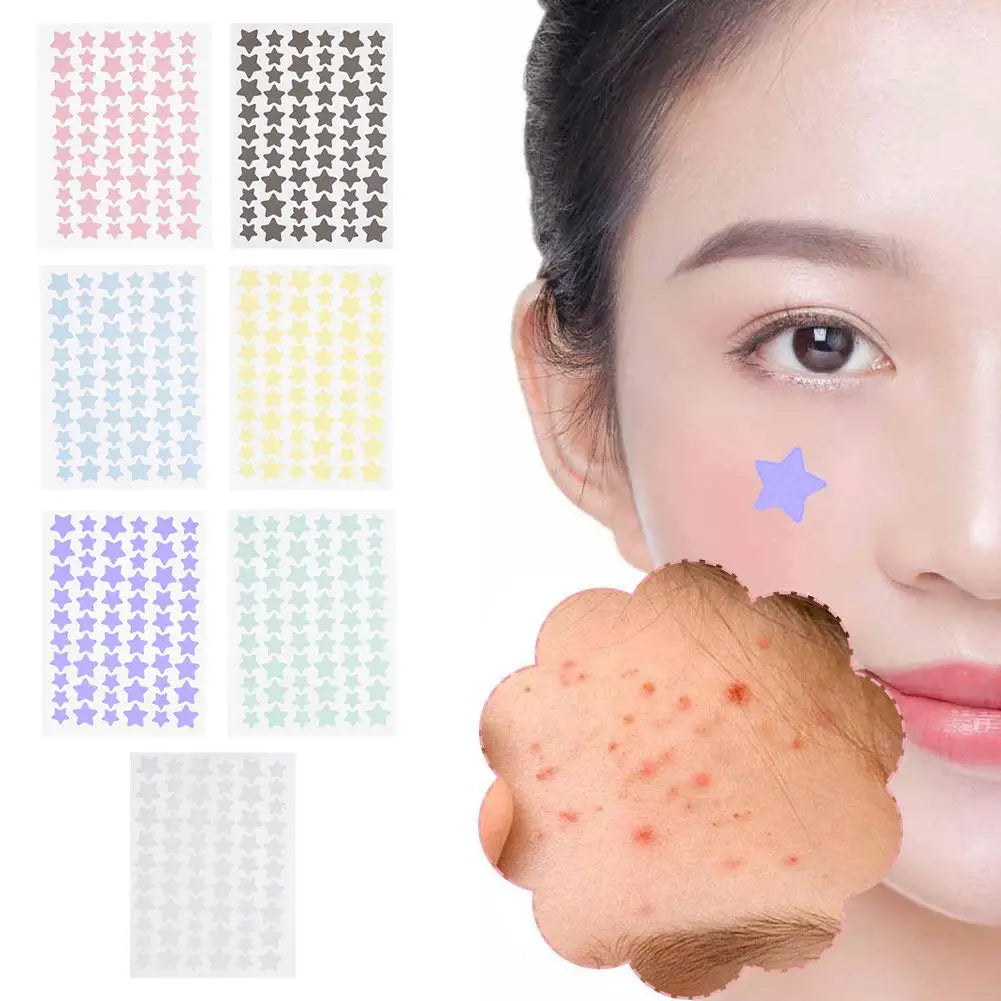 60 Stickers Colorful Pimple Patches Invisible Remove Blemish Stickers Skin Care Invisible Pimple Repair Face Treatment Skin Care