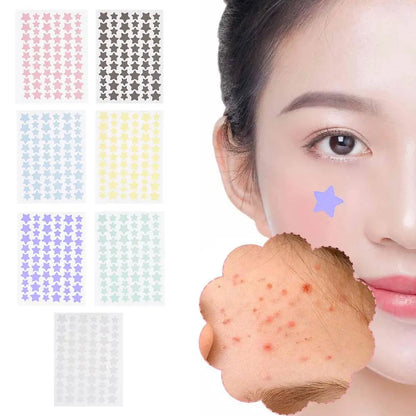 60 Stickers Colorful Pimple Patches Invisible Remove Blemish Stickers Skin Care Invisible Pimple Repair Face Treatment Skin Care
