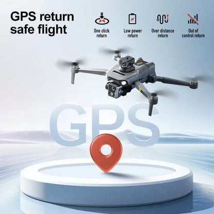 New K19 MAX GPS Drone Professional 8K Camera Aerial FPV Brush Avoiding Obstacle with Large Screen Remote Control Folding Drone