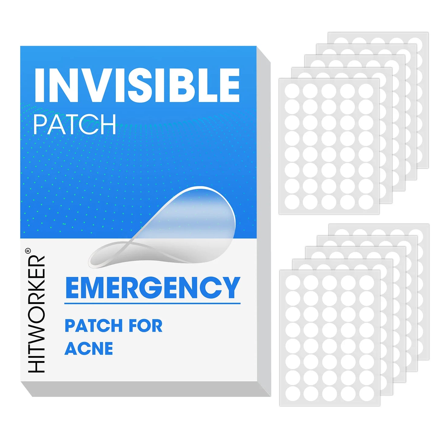 Face Acne Patch Invisible Skin Care Pimple Acne Patches Anti-inflammatory Healing Absorbing Spot Sticker Covering Acne