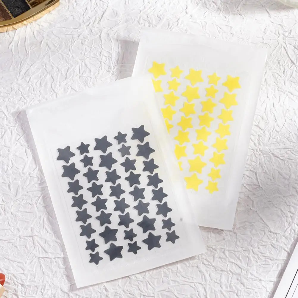 40pcs Hydrocolloid Colorful Pimple Patches Pimple Cover Sticker Star Shaped Invisible Pimple Cover Removal Pimple Patch