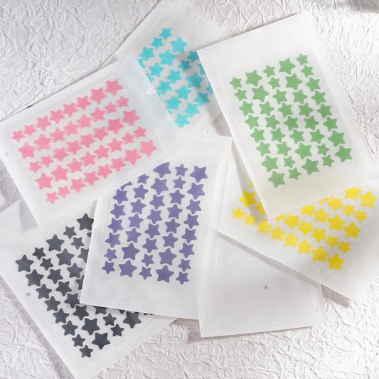 40pcs Hydrocolloid Colorful Pimple Patches Pimple Cover Sticker Star Shaped Invisible Pimple Cover Removal Pimple Patch