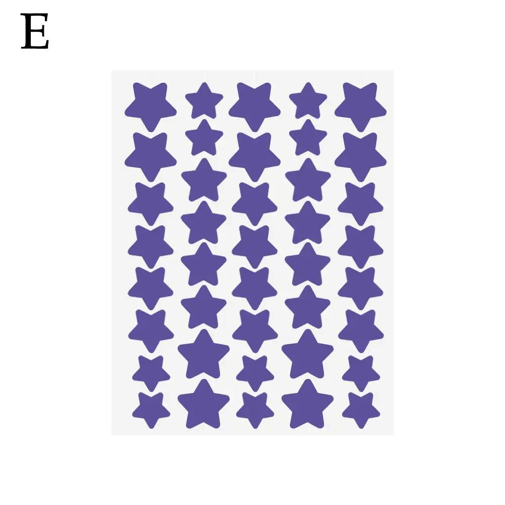 40pcs Hydrocolloid Colorful Pimple Patches Pimple Cover Sticker Star Shaped Invisible Pimple Cover Removal Pimple Patch
