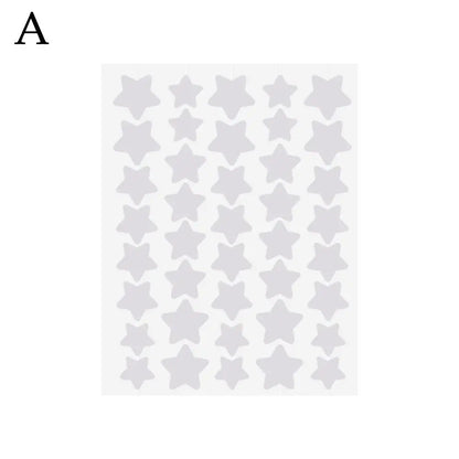 40pcs Hydrocolloid Colorful Pimple Patches Pimple Cover Sticker Star Shaped Invisible Pimple Cover Removal Pimple Patch