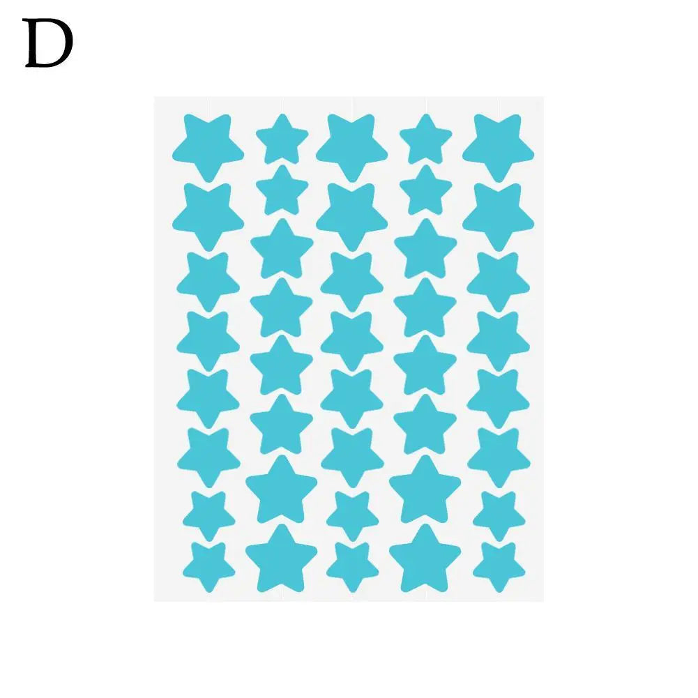 40pcs Hydrocolloid Colorful Pimple Patches Pimple Cover Sticker Star Shaped Invisible Pimple Cover Removal Pimple Patch