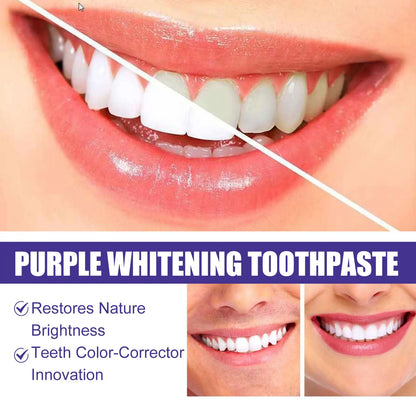 V34 Dental Toothpaste Whitening Instant Teeth Whitener Tooth Stain Tartar Hygiene Fresh Breath Cleaner Oral