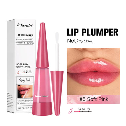Instant Plumping Lip Oil Plump Lip Oil Hydrating Glossy Non-Drying And Non-Sticky Long-Lasting Moisture Moisturizing Lip Gloss