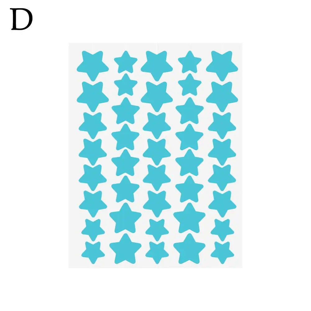 40pcs Hydrocolloid Colorful Pimple Patches Pimple Cover Sticker Star Shaped Invisible Pimple Cover Removal Pimple Patch