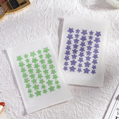 40pcs Hydrocolloid Colorful Pimple Patches Pimple Cover Sticker Star Shaped Invisible Pimple Cover Removal Pimple Patch