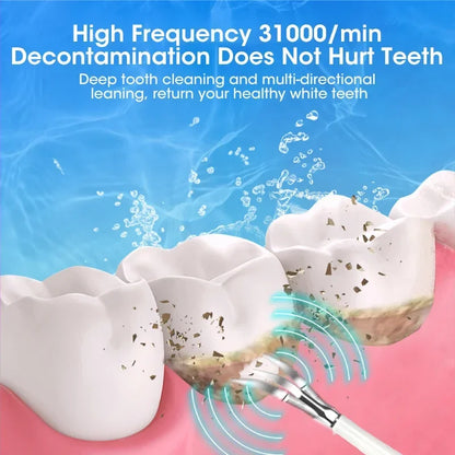 3 IN 1 Toothbrush Sonic Dental Teeth Whitening Kit Tooth Whitener Calculus Tartar Remover Tools Cleaner Stain Oral Care