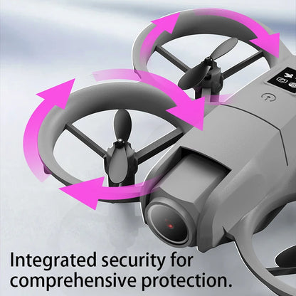 New Hot Mini Drone WIFI FPV Hover Professional 4K Camera Pocket Coloful Lights Dron Rc Plane Foldable Quadcopter RC Toys Gifts