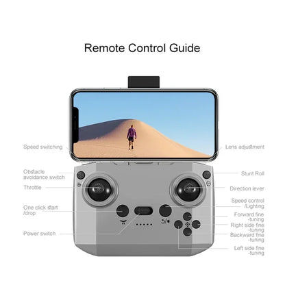 D16 Mini Drone 8K HD Dual Camera Profesional 180° Electric Adjustable GPS Positioning Obstacle avoidance Bushless UAV 2026 New