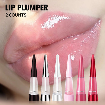 Instant Plumping Lip Oil Plump Lip Oil Hydrating Glossy Non-Drying And Non-Sticky Long-Lasting Moisture Moisturizing Lip Gloss