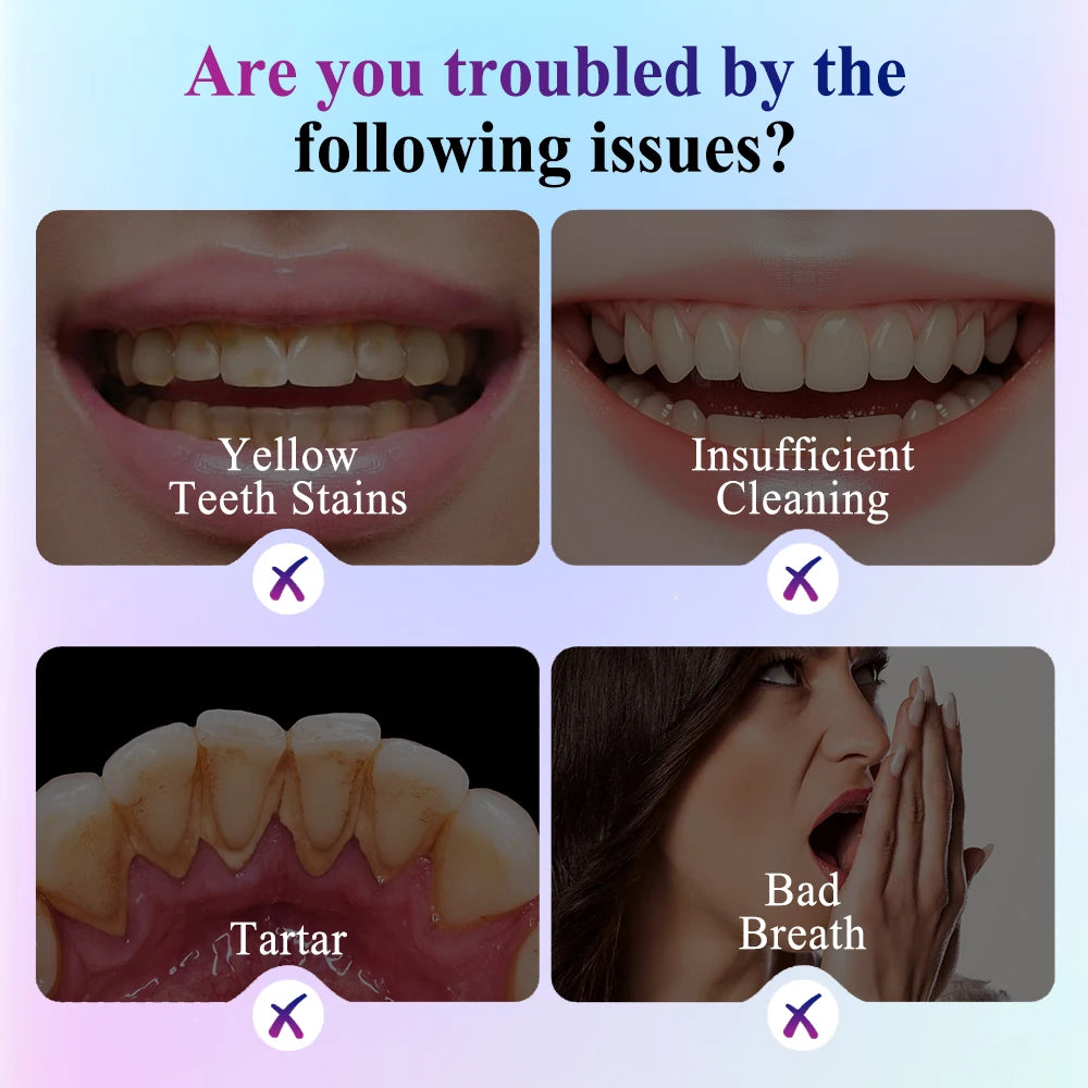 Teeth Whitening Toothpaste Effectively Removes Tea, Coffee, and Wine Stains Fresh Breath Toothpaste for Sensitive Teeth 3 Pack